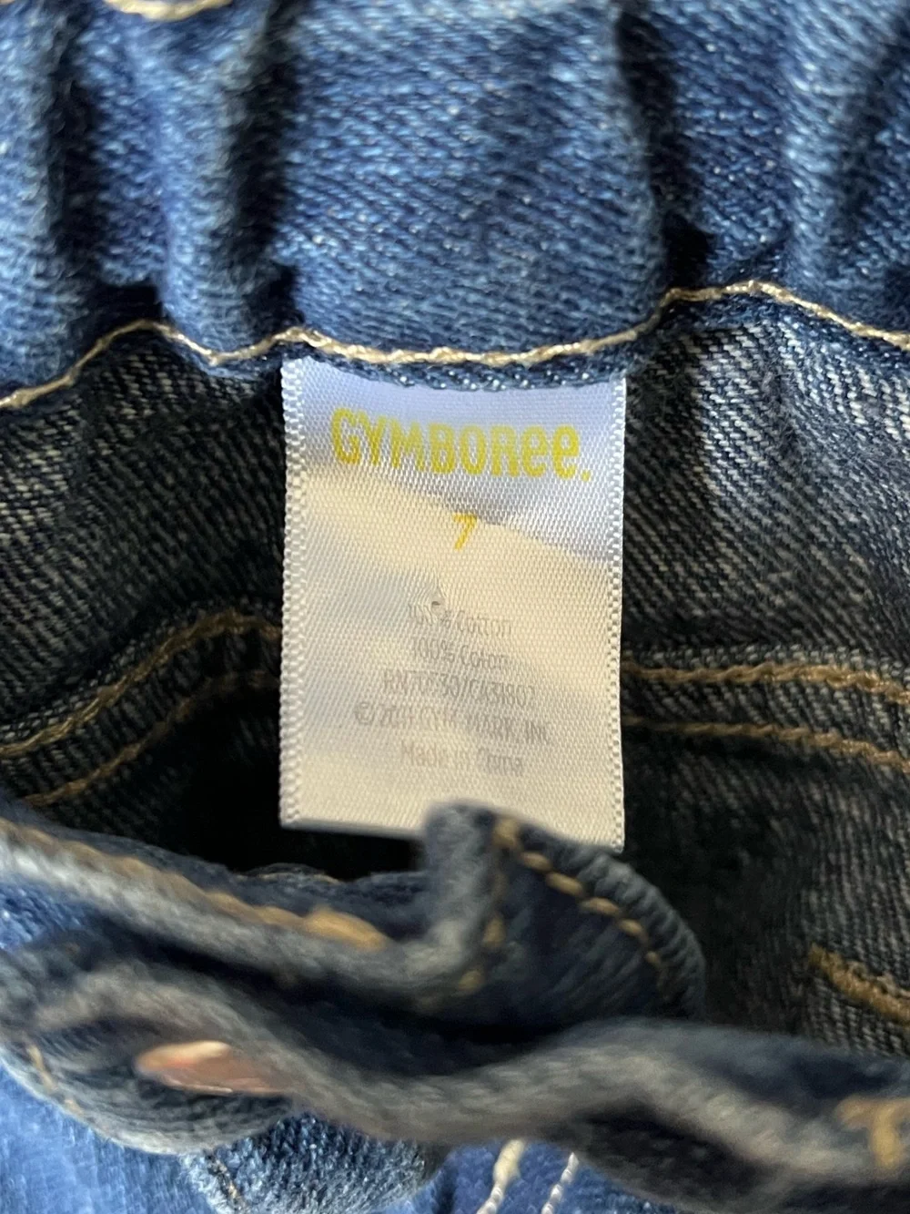 7 Gymboree Flare Jeans Flower Buttons
